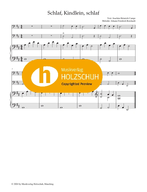 Schlaf, Kindlein, schlaf